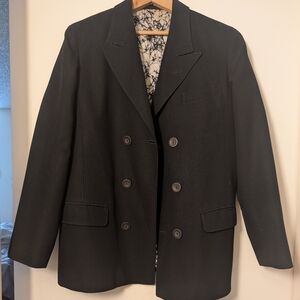 Jean Paul Gaultier Black and White Patterned Blazer